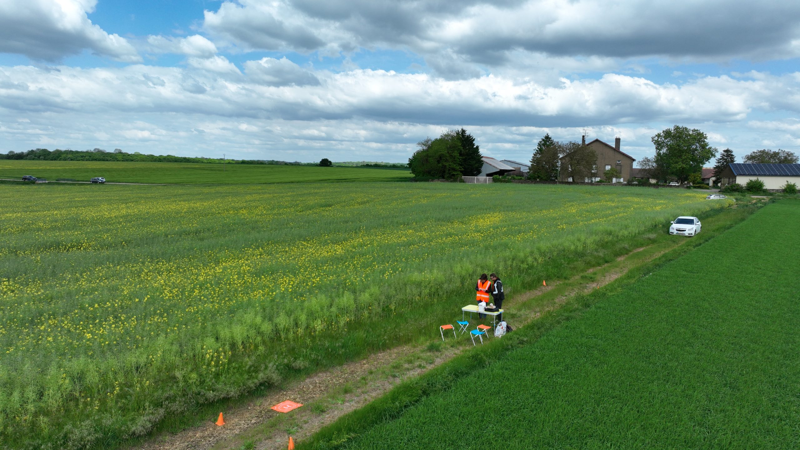 Photo pendant la formation d'une élève